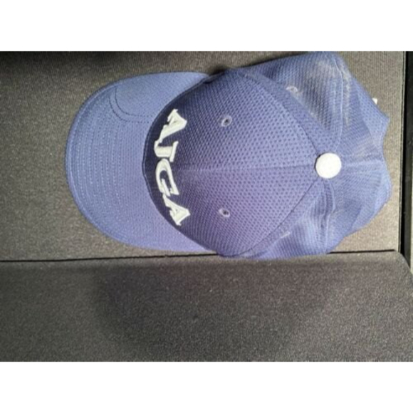 New Era Golf AJGA Navy Logo Hat Strap Back Adjustable Cap Magnetic Bill - Picture 1 of 6